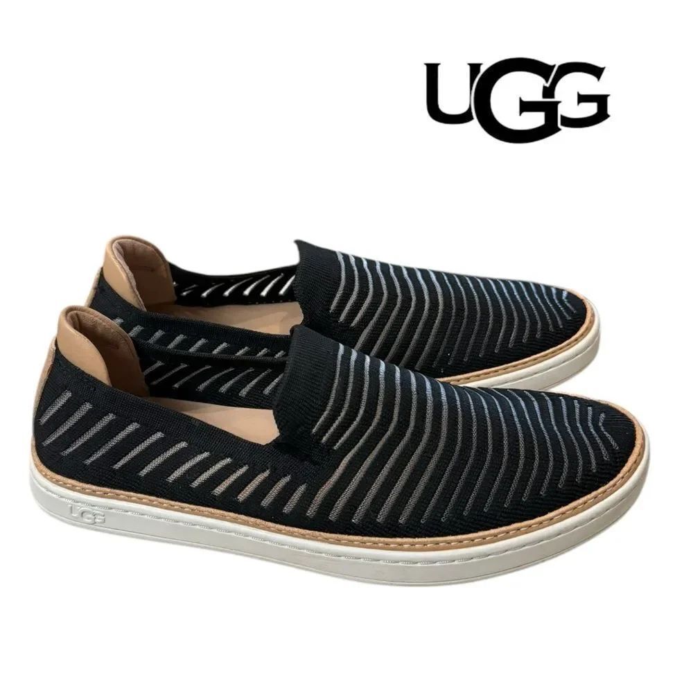 UGG Women's Sammy Breeze Black Slip-on Loafers Sneakers 6.5